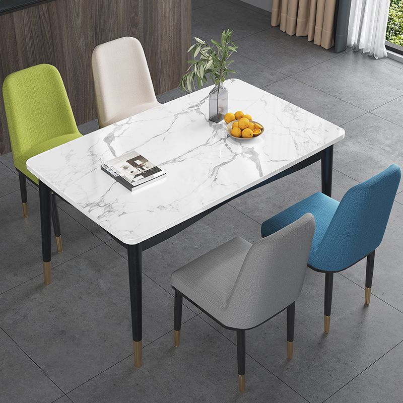 Midcentury Style Dining Room Collection Rectangle 4 Legs Furniture for Home Clearhalo ' dining_table' 'Dining Tables & Seating' 'Dining Tables' 'furn' 'furn_dining_table' 'Furniture' 'furniture_dining_table' 'Kitchen & Dining Furniture' 'kitchen&dining_furn' 'kitchen' 'kitchen_dining_table' 1200x1200_7dd2b037-76e3-48d6-9f1b-daf96239276a