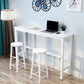 Modern Style 1/3/4 Pieces Wood Rectangular Bar Table Set for Dining Room
