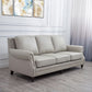 Traditional Rolled Arm Sofa with Nailhead Trim Cushion Back Couch for Three People Clearhalo 'furn' 'furn_sofas' 'Furniture' 'furniture_sofas' 'Living Room Furniture' 'Sofa' 'sofas' 1200x1200_7dd5aeb8-83b4-47c6-8756-8bb9e5525152