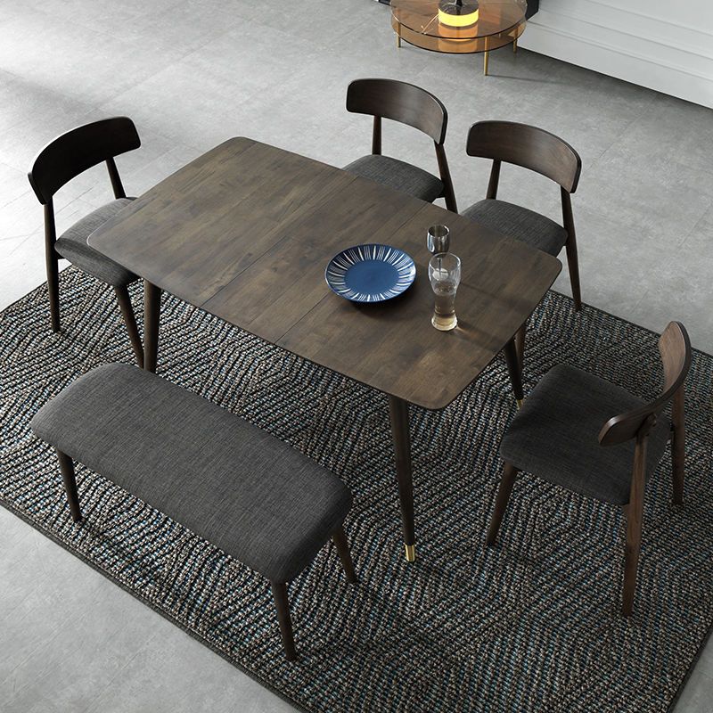 伝統的な豪華な家具長方形の固形材のダイニングサイトテーブルのためのテーブル