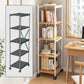 Stile moderno mobile etagere libreria in acciaio home office libreria