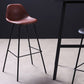 Contemporary Style Bar-stool Bucket Bar Stool with Metal Legs for Home Clearhalo 'Bar Furniture' 'Bar Stools' 'bar_stools' 'furn' 'furn_bar_stools' 'Furniture' 'Kitchen & Dining Furniture' 1200x1200_7dd92fd4-a45b-4809-bab6-dd5c6c8347e9