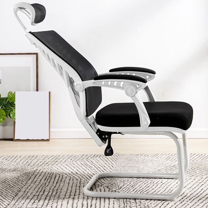 Chaise de bureau à armes rembourrées modernes Pas de chaise de bureau ergonomique pénible