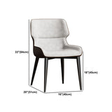Contemporary Dining Chairs Faux Leather Dining Side Chair for Indoor Clearhalo 'Dining Chairs' 'Dining Tables & Seating' 'dining_chair' 'furn' 'furn_dining_chair' 'Furniture' 'Kitchen & Dining Furniture' 1200x1200_7ddaf048-cfb2-4984-8ec6-6b77a3f7a52c