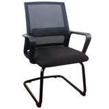 18 silla de oficina contemporánea de ancho silla de escritorio de airavera transpirable negro