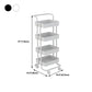 Steel Bookshelf, Multi Tiers Contemporary Bookcase for Home Office