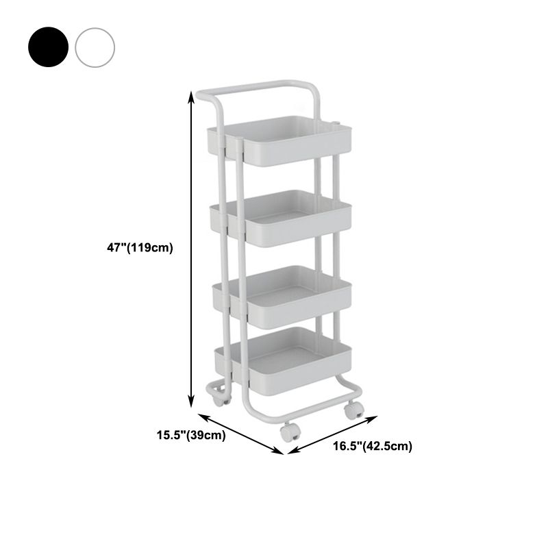 Steel Bookshelf, Multi Tiers Contemporary Bookcase for Home Office