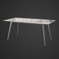 Rectangle 4 Legs Dining Table Modern Sintered Stone Dining Room Table Clearhalo 'Dining Tables & Seating' 'Dining Tables' 'dining_table' 'furn' 'furn_dining_table' 'Furniture' 'Kitchen & Dining Furniture' 1200x1200_7de2305a-1004-47dc-8e8e-41764bcafc02