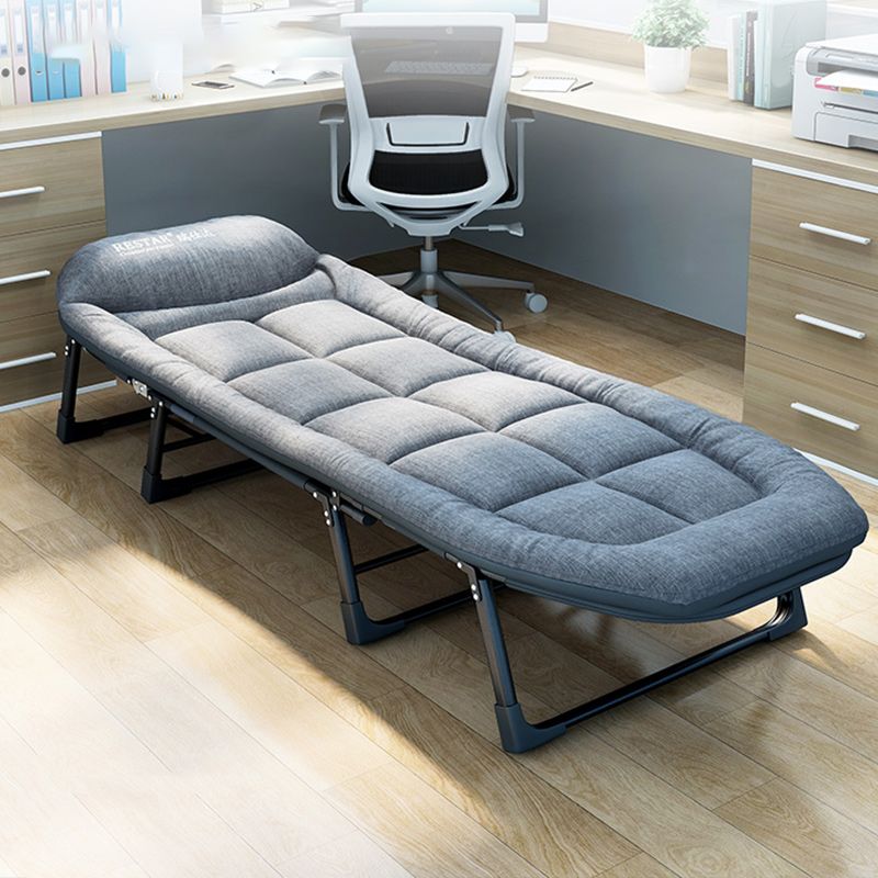 Sedia reclinabile al coperto di metallo contemporaneo standard di colore solido con gambe