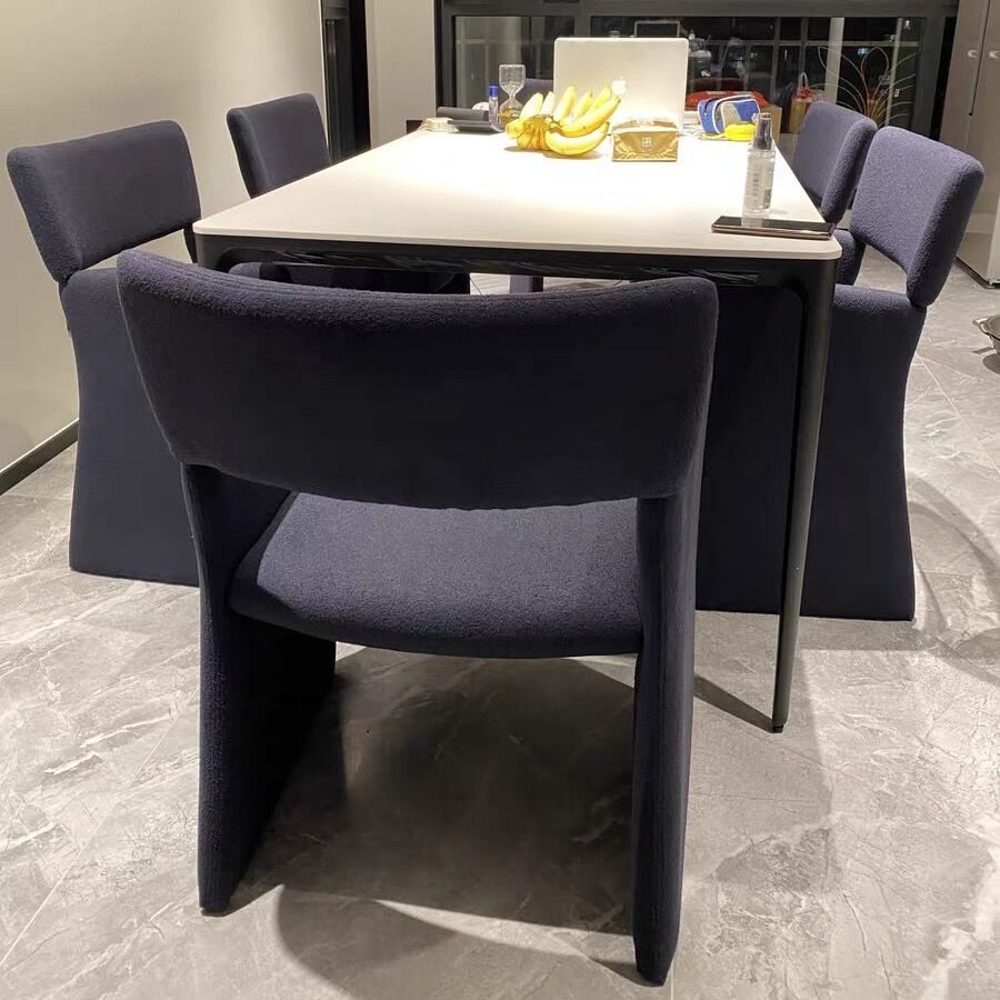 Silla de brazo de estilo contemporáneo de madera de madera de acento de comedor de madera para la cocina