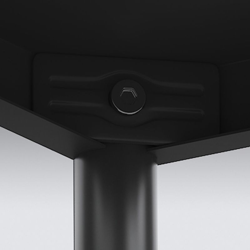 Scaffali di libreria moderni per scaffali in metallo aperto per l'home office