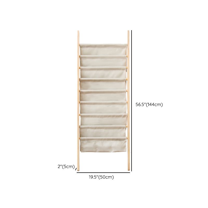 Moderne stijl solide houten boekenplank open back ladder boekenkast voor thuis