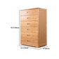Contemporary Brown Accent Chest Rectangle Chest with Drawers
