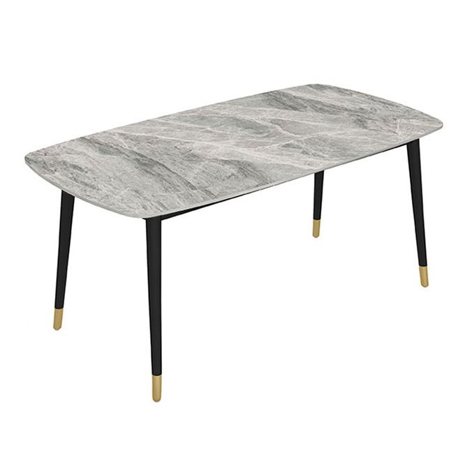 Rectangle Luxury Dining Table Grey Tone Fixed Table of Sintered Stone Clearhalo ' dining_table' 'Dining Tables & Seating' 'Dining Tables' 'furn' 'furn_dining_table' 'Furniture' 'furniture_dining_table' 'Kitchen & Dining Furniture' 'kitchen&dining_furn' 'kitchen' 'kitchen_dining_table' 1200x1200_7df4dc17-7ea7-45ec-b122-0a1b221b0322