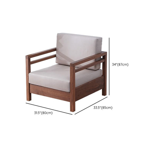 Solid Wood Farmhouse Loose Back Square Arm Sofa with Grey Cushions Clearhalo 'furn' 'furn_sofas' 'Furniture' 'Living Room Furniture' 'Sofa' 'sofas' 1200x1200_7df816a2-d654-40be-a8d8-bed5a34f9dfe