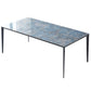 Simple Style Sintered Stone Table 4 Legs Aviation Aluminum Base Rectangle Table for Home Clearhalo ' dining_table' 'Dining Tables & Seating' 'Dining Tables' 'furn' 'furn_dining_table' 'Furniture' 'furniture_dining_table' 'Kitchen & Dining Furniture' 'kitchen&dining_furn' 'kitchen' 'kitchen_dining_table' 1200x1200_7df893ec-a990-4940-bea9-9ce0716fe223
