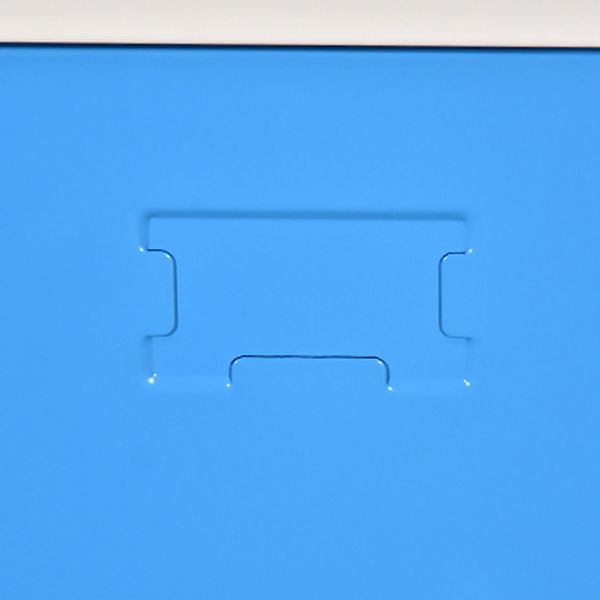 Eigentijdse stalen opbergkastje niet-hangende garderobe armoire