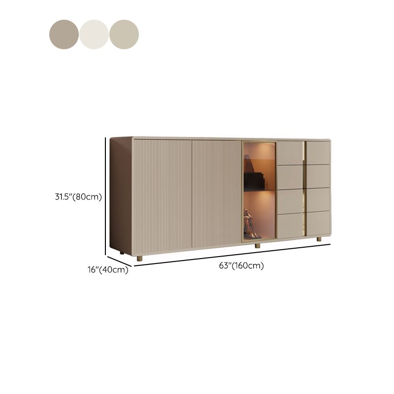 Glam Storage Chest Dresser Wooden Storage Chest with 4 Drawers Clearhalo 'Bedroom Furniture' 'Dressers & Chests' 'dressers_chests' 'furn' 'furn_dressers_chests' 'Furniture' 1200x1200_7dfc1344-37a3-41fd-8bea-1bff0599a022