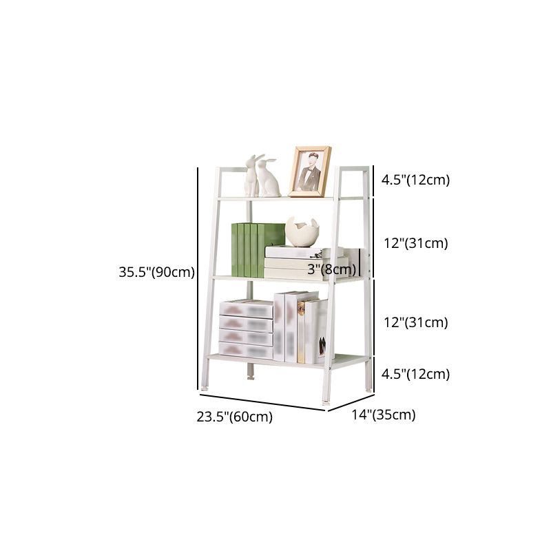Contemporary Open Ladder Bookshelf Metal Vertical Bookshelf for Home Clearhalo 'Bookcases' 'furn' 'furn_bookcases' 'Furniture' 'furniture_bookcases' 'Office Furniture' 1200x1200_7dfd0cb7-701b-419a-b135-d5f2e7e23887