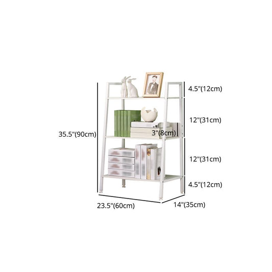 Contemporary Open Ladder Bookshelf Metal Vertical Bookshelf for Home Clearhalo 'Bookcases' 'furn' 'furn_bookcases' 'Furniture' 'furniture_bookcases' 'Office Furniture' 1200x1200_7dfd0cb7-701b-419a-b135-d5f2e7e23887