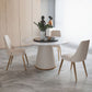 Contemporary Dining Round Table Sintered Stone Table with Metal Legs for Home Clearhalo 'Dining Tables & Seating' 'Dining Tables' 'dining_table' 'furn' 'furn_dining_table' 'Furniture' 'Kitchen & Dining Furniture' 1200x1200_7dfdac67-3fc7-409a-bf64-9d56501a2271