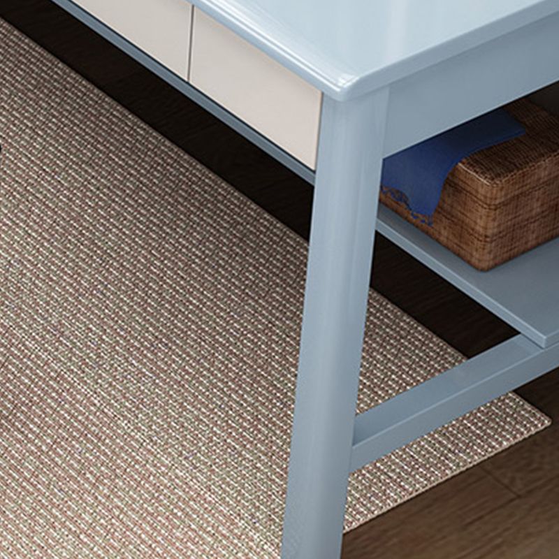 Solid Wood Rectangle Writing Desk Modern 29.53" Tall Office Desk with 3 Drawers Clearhalo 'furn' 'furn_office_desk' 'Furniture' 'Office Desks' 'Office Furniture' 'office_desk' 1200x1200_7dfdd57b-42ed-496c-932b-42efcd111ebb