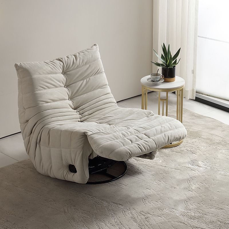 Chaise inclinable de couleur unie à bascule à bascule