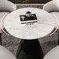 Traditional Luxury Round Dining Table Sintered Stone Table with Black Pedestal Base Clearhalo ' dining_table' 'Dining Tables & Seating' 'Dining Tables' 'furn' 'furn_dining_table' 'Furniture' 'furniture_dining_table' 'Kitchen & Dining Furniture' 'kitchen&dining_furn' 'kitchen' 'kitchen_dining_table' 1200x1200_7dff4d70-c224-4a7e-b7fb-d8a42fa2c037
