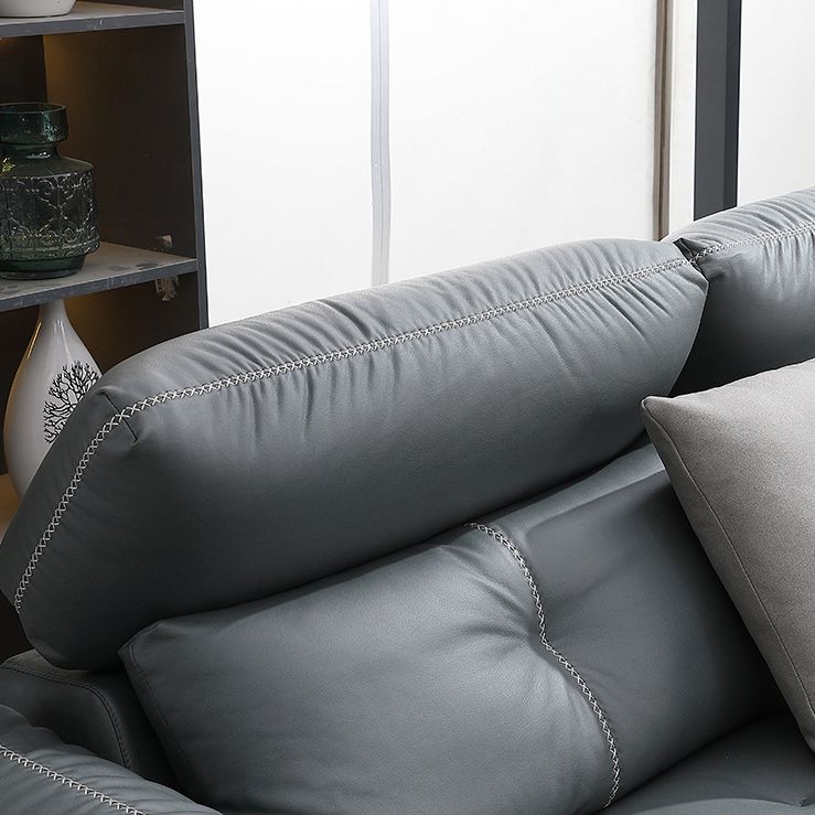 76" Wide Industrial Sectional Sofa Leather Sleeper Sectional Clearhalo 'furn' 'furn_sectionals' 'Furniture' 'Living Room Furniture' 'Sectionals' 1200x1200_7dff5bb1-a283-4fd6-9874-695034d438ed