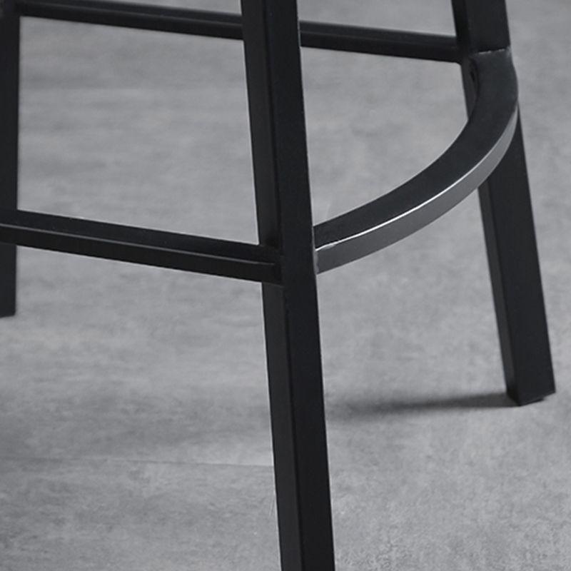 Industrial Style Bar-stool Iron Legs Counter Stool for Restaurant Bar Clearhalo 'Bar Furniture' 'Bar Stools' 'bar_stools' 'furn' 'furn_bar_stools' 'furniture_bar_stools' 'Kitchen & Dining Furniture' 'kitchen&dining_furn' 'kitchen' 'kitchen_furn' Furniture' 1200x1200_7e01c60f-f06c-41eb-905f-1384102a82d4