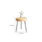 Contemporary Cocktail Table Round Solid Wood Coffee Cocktail Table Clearhalo 'Coffee & Accent Tables' 'Coffee Tables' 'coffee_tables' 'furn' 'furn_coffee_tables' 'Furniture' 'Living Room Furniture' 1200x1200_7e02bdb7-d915-4d19-a7bb-485f461fd85b