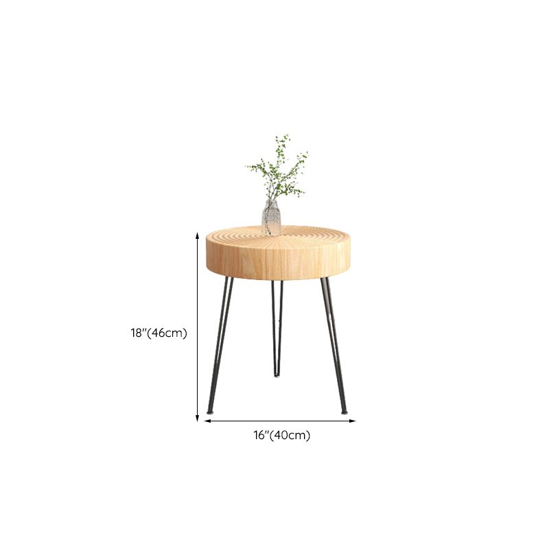 Contemporary Cocktail Table Round Solid Wood Coffee Cocktail Table Clearhalo 'Coffee & Accent Tables' 'Coffee Tables' 'coffee_tables' 'furn' 'furn_coffee_tables' 'Furniture' 'Living Room Furniture' 1200x1200_7e02bdb7-d915-4d19-a7bb-485f461fd85b