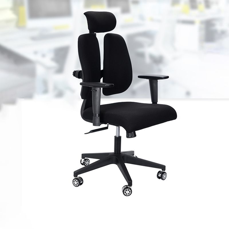Modern Desk Chair Mesh Executiver Chair High-Back Chair in Black Clearhalo 'furn' 'furn_office_chair' 'Furniture' 'Office Chairs' 'Office Furniture' 'office_chair' 1200x1200_7e047e20-271a-4bcb-ab54-88b47189e4c1
