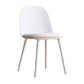 Upholstered Dining Chairs Nordic Style Armless Solid Back Chair