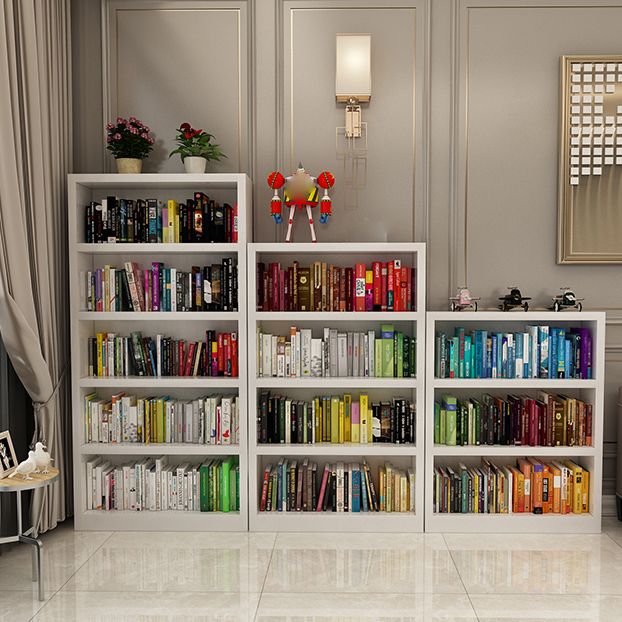 Witte moderne stijl boekenplank ingenieur houten boekenkast voor thuis