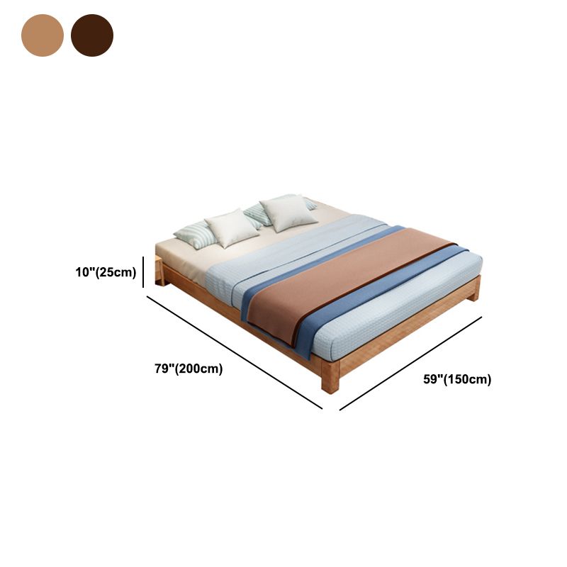 84,65 inch breed midden-eeuws bedframe stevige houten platformbed