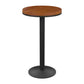 Industrial Bar Table Dining Table with Pedestal Base for Kitchen Living Room Clearhalo 'Bar Furniture' 'Bar Tables' 'bar_tables' 'furn' 'furn_bar_tables' 'Furniture' 'Kitchen & Dining Furniture' 1200x1200_7e09d504-9ec4-4624-887a-a575df123036