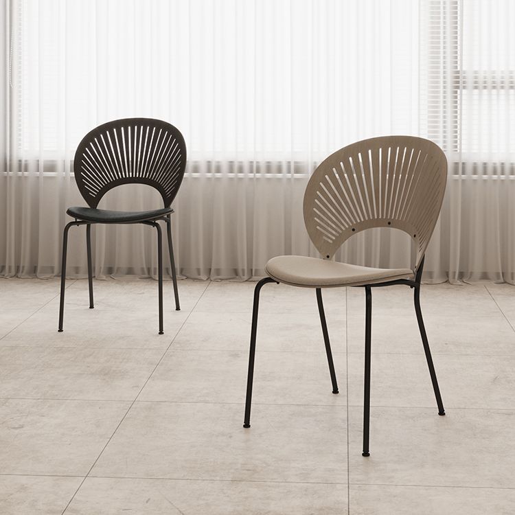 Modern Dining Armless Chairs Indoor Dining Side Chairs with Metal Legs Clearhalo ' kitchen&dining_furn' 'Dining Chairs' 'Dining Tables & Seating' 'dining_chair' 'furn' 'furn_dining_chair' 'Furniture' 'furniture_dining_chair' 'Kitchen & Dining Furniture' 'kitchen' 1200x1200_7e0acf84-1dfe-4f3e-a11b-d7063dc8b880