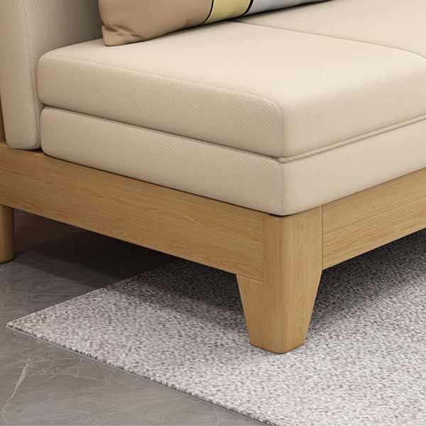 33,46 "divano futon largo con archiviazione giallo pieghevole contemporaneo