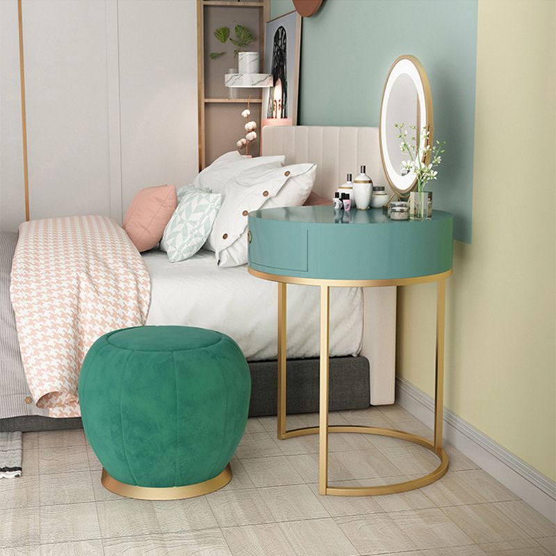 Glam Make-up Vanity 31.49" Wide Vanity Tables with 1 Storage Drawer Clearhalo 'Bedroom Furniture' 'furn' 'furn_makeup_vanities' 'Furniture' 'Makeup Vanities' 'makeup_vanities' 1200x1200_7e0d9668-6d49-4ee3-94a1-522dd48563ae