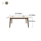 Medieval Modern Sintered Stone Top Dining Table Rectangle Table with Wooden 4 Legs Clearhalo 'Dining Tables & Seating' 'Dining Tables' 'dining_table' 'furn' 'furn_dining_table' 'Furniture' 'furniture_dining_table' 'Kitchen & Dining Furniture' 'kitchen' 'kitchen_dining_table' 1200x1200_7e10138c-89fc-4301-bf09-39cba9a9f19d