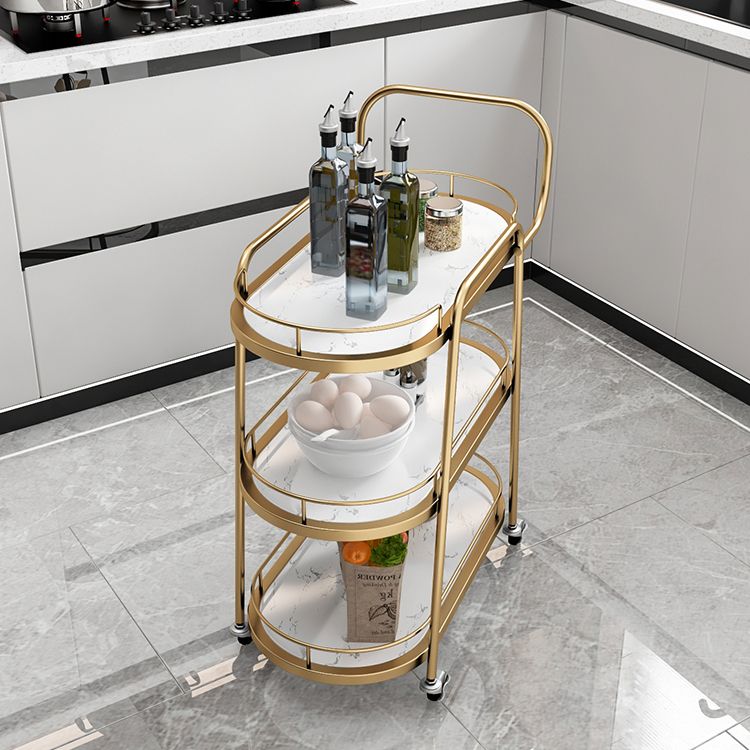 Modern 32.28"H Rolling Prep Table Metal Prep Table for Home Use Clearhalo 'furn' 'furn_kitchen_islands_carts' 'Furniture' 'Kitchen & Dining Furniture' 'Kitchen Islands & Carts' 'kitchen_islands_carts' 1200x1200_7e11ee4b-8e29-48dc-b565-ab7931fc5293