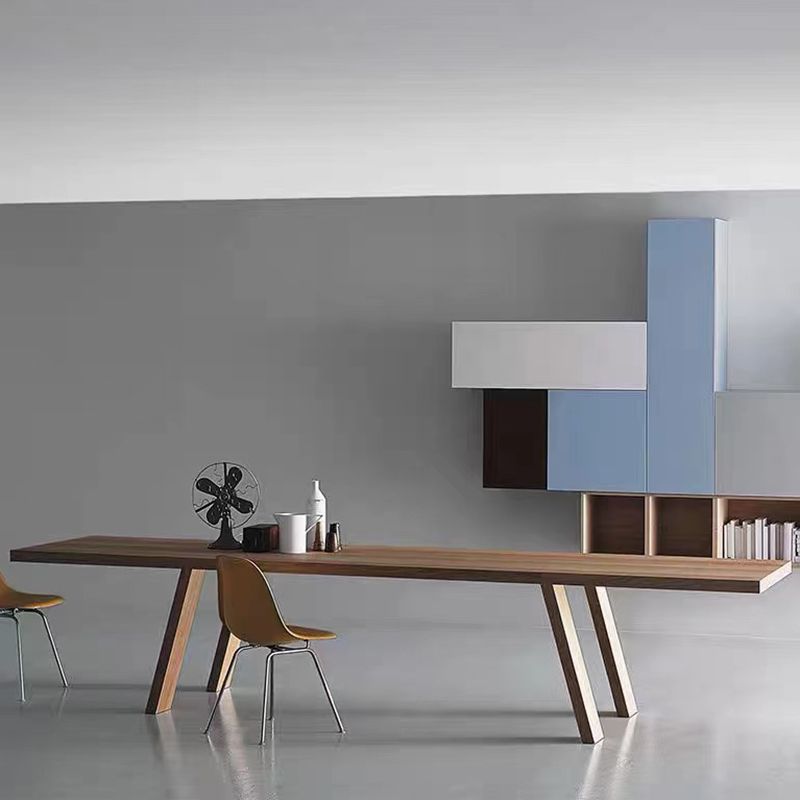 Solid Wood Industrial Rectangular Dining Table Wood Top Table with Legs Clearhalo ' dining_table' 'Dining Tables & Seating' 'Dining Tables' 'furn' 'furn_dining_table' 'Furniture' 'furniture_dining_table' 'Kitchen & Dining Furniture' 'kitchen&dining_furn' 'kitchen' 'kitchen_dining_table' 1200x1200_7e12f093-3735-4dd9-8eaf-b4cfc45f0967