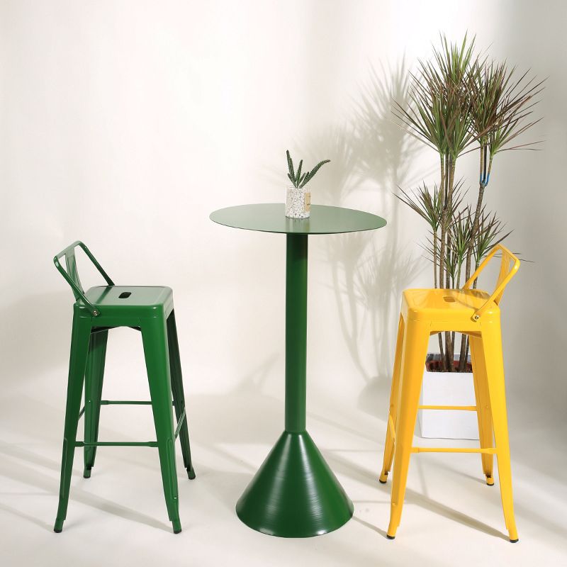 Industrial Bar and Counter Stool Metal Square Stool with 4 Legs Clearhalo 'Bar Furniture' 'Bar Stools' 'bar_stools' 'furn' 'furn_bar_stools' 'Furniture' 'furniture_bar_stools' 'Kitchen & Dining Furniture' 1200x1200_7e15f45b-ca09-4ab3-b811-563b6e46d1d5