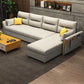 Modern Convertible Futon Sofa Bed 4-seater Settee Furniture with Bolster Pillows Clearhalo 'furn' 'furn_sectionals' 'Furniture' 'furniture_sectionals' 'kitchen' 'kitchen_sectionals' 'Living Room Furniture' 'Sectionals' 1200x1200_7e182f6a-1481-479e-b429-548372029cf6