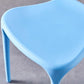 Zeitgenössischer Indoor-Außen-Plastik Open Back Stapel Dining Side Stuhl