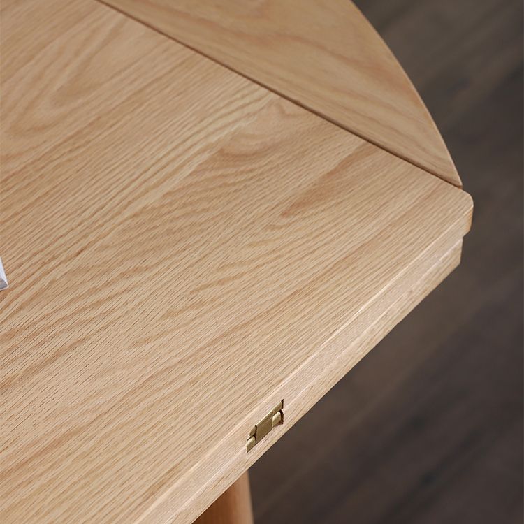 Oak Extendable Round Dining Table Modern Adjustable Square Wood Table with 4 Legs Clearhalo ' dining_table' 'Dining Tables & Seating' 'Dining Tables' 'furn' 'furn_dining_table' 'Furniture' 'furniture_dining_table' 'Kitchen & Dining Furniture' 'kitchen&dining_furn' 'kitchen' 'kitchen_dining_table' 1200x1200_7e1cb1c4-8585-41cc-a4c0-090105cda7d4