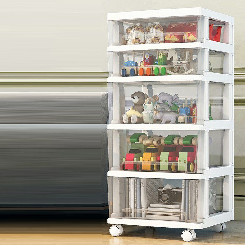 Armoire de rangement contemporaine avec des jambes armoire de garde-robe de 5 tirages