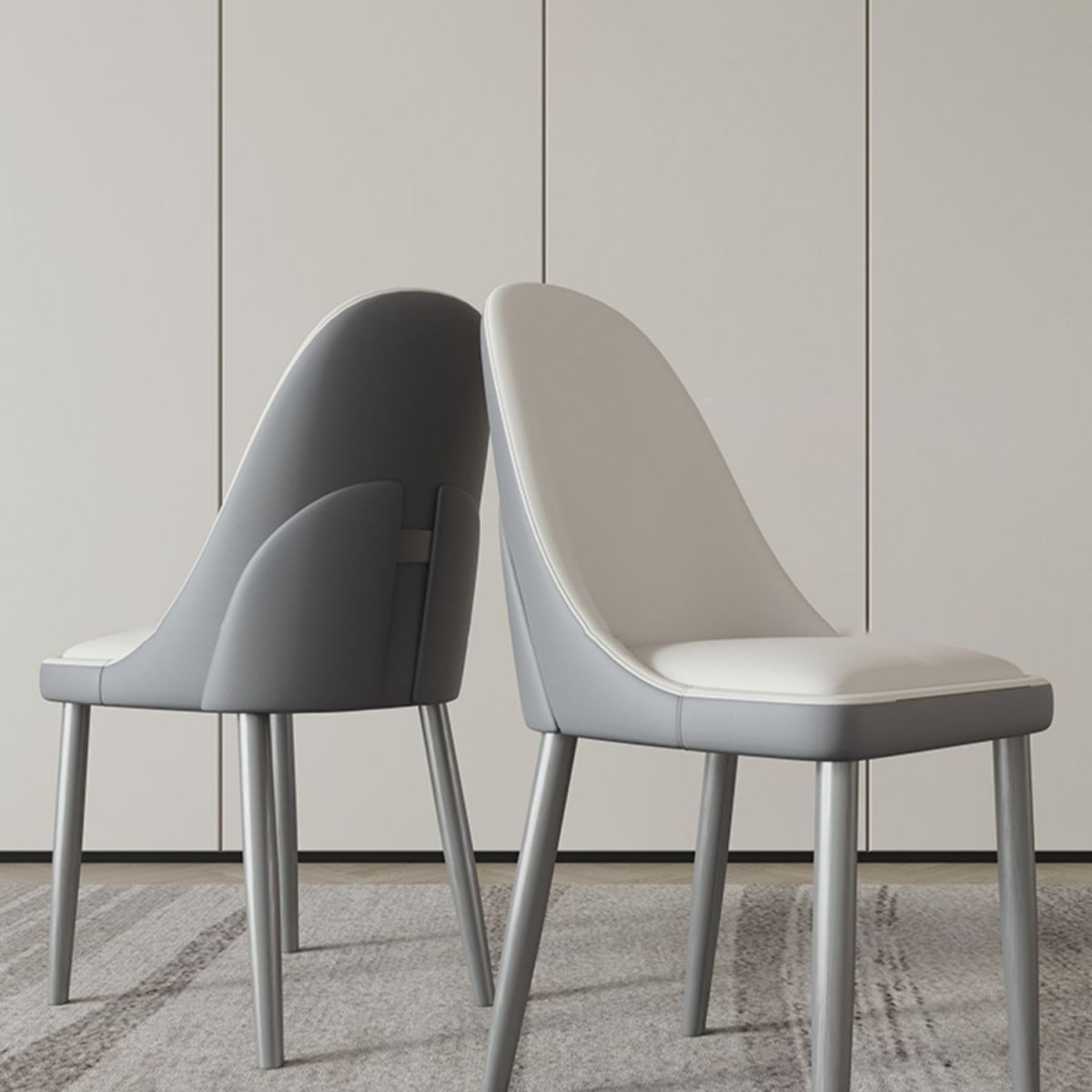 Designer Style Sintered Stone Top Dining Set E 1/2/3/5/7 Pieces Dining Table with Chairs Clearhalo 'Dining Room Sets' 'Dining Tables & Seating' 'dining_room_set' 'furn' 'furn_dining_room_set' 'Furniture' 'furniture_dining_room_set' 'Kitchen & Dining Furniture' 1200x1200_7e20a01f-cfaa-46c0-bb0e-aa3531da5e3d