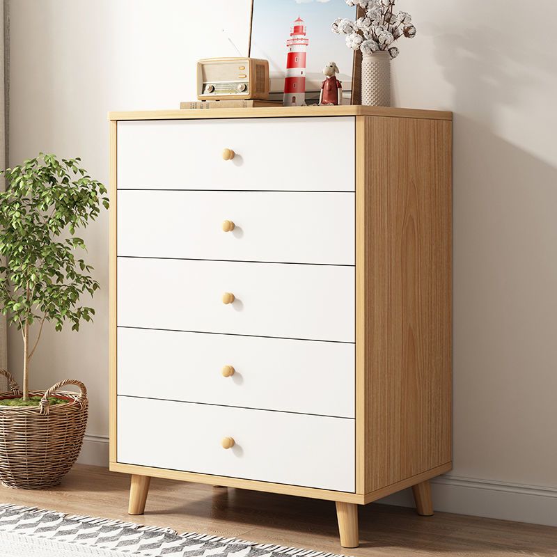 Server da pranzo bianco in legno ingegnerizzato in stile moderno per cucina